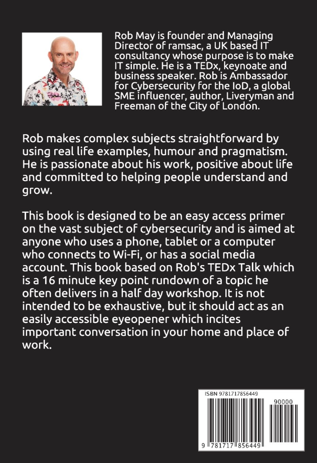 Back cover of We're All Porn Stars: Cybersecurity and the Human Firewall