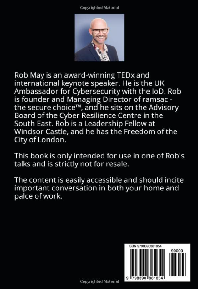 Back cover of Shielding the Board: A Cybersecurity Masterclass for Executive Leadership